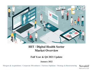 Full Year & Q4 2021 HIT Sector Report Cover Page